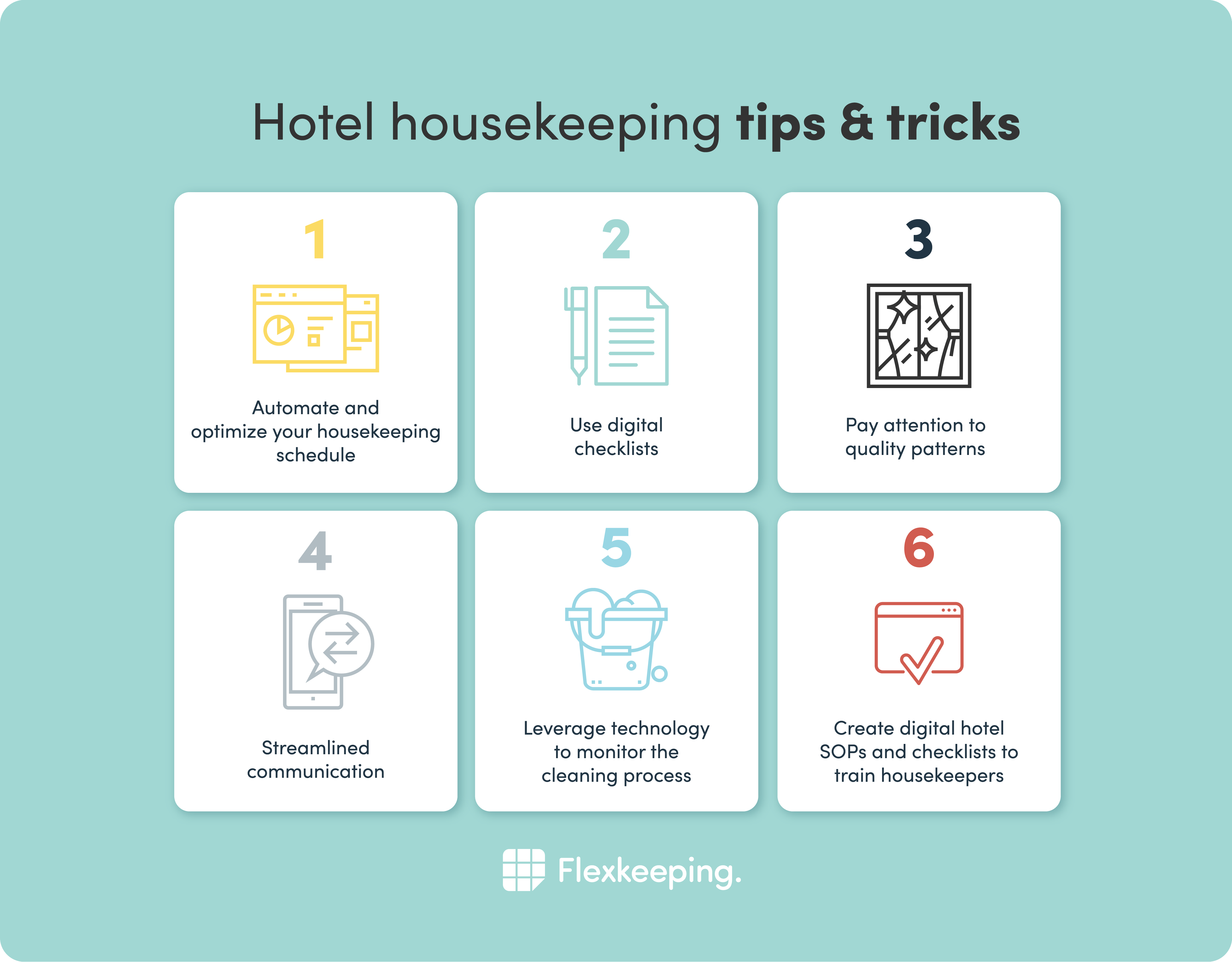 hotel housekeeping tips and tricks