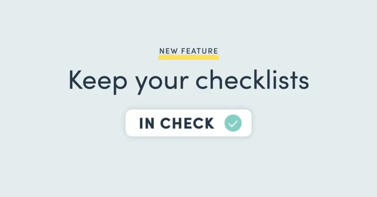Introducing Checklist Dashboard: Keep your checklists in check